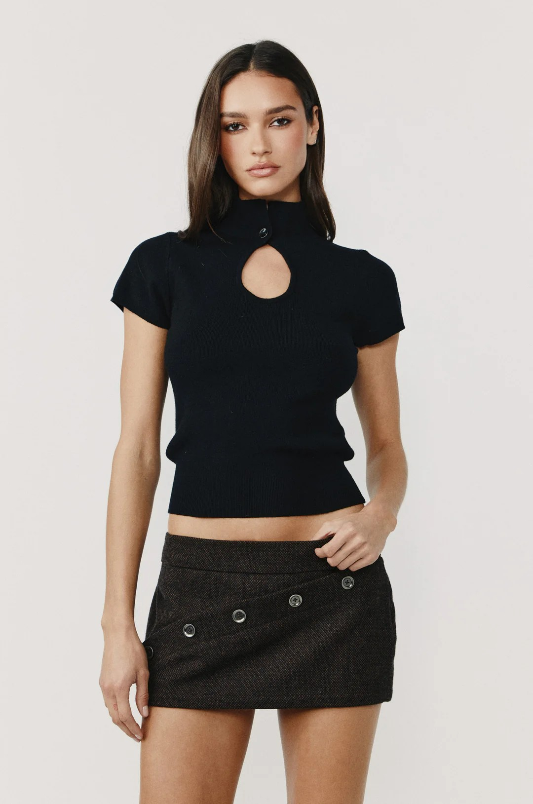 Luci Black Top – Charlie Suede