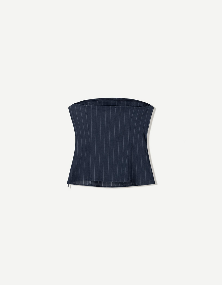 Belted bandeau top