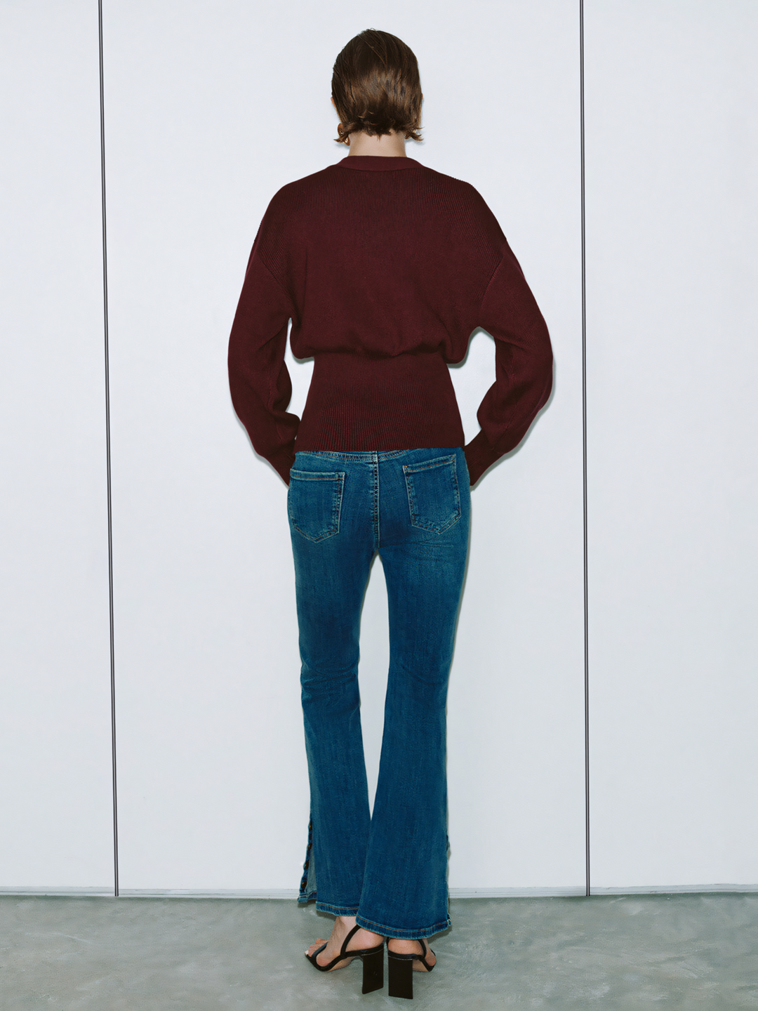 V-Neck Knitted Cardigan