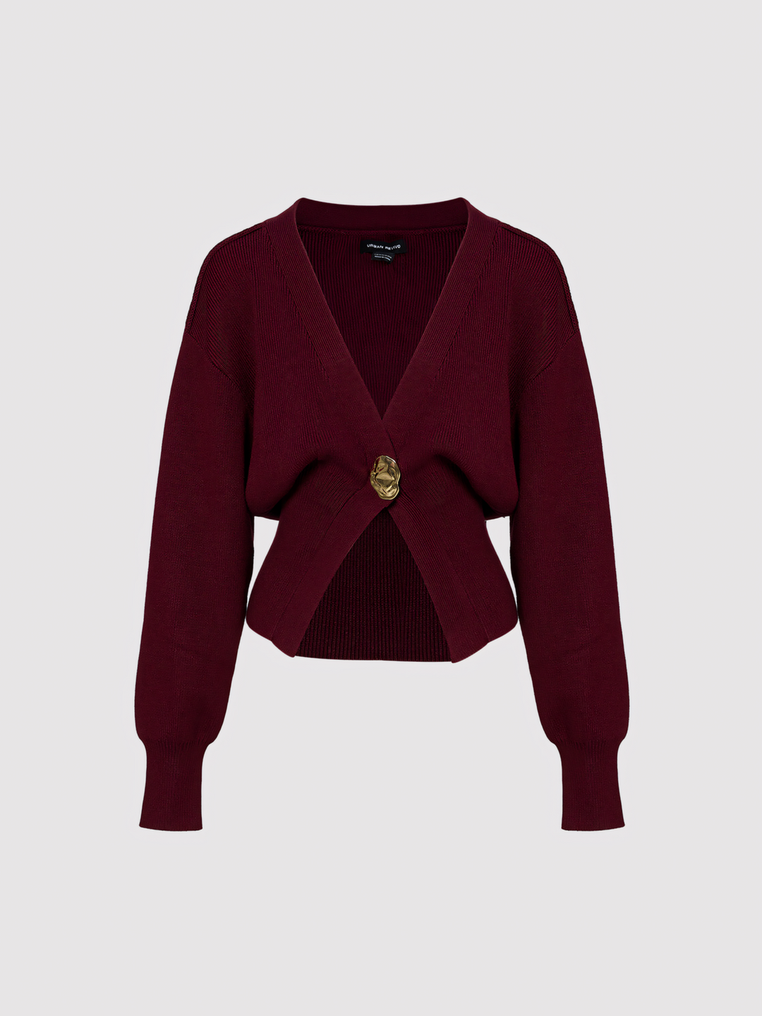 V-Neck Knitted Cardigan