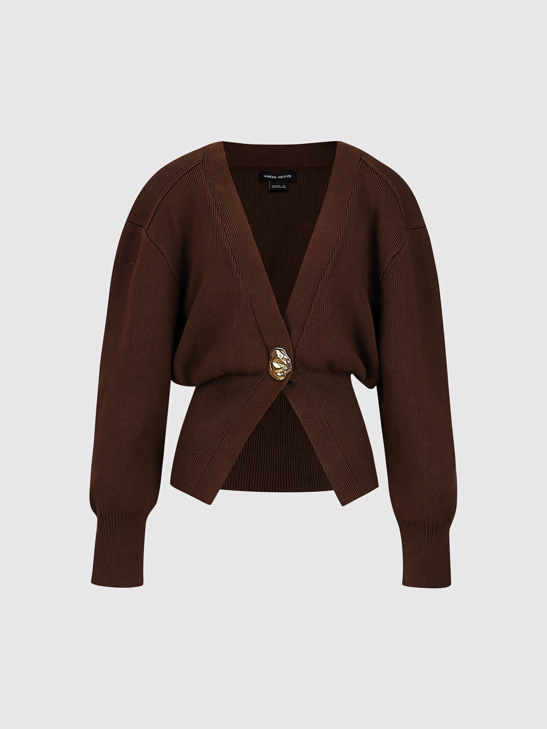 V-Neck Knitted Cardigan