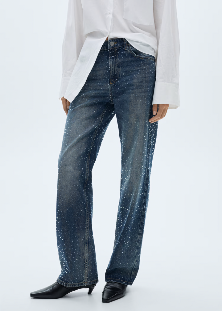 Rhinestone Spark Jeans
