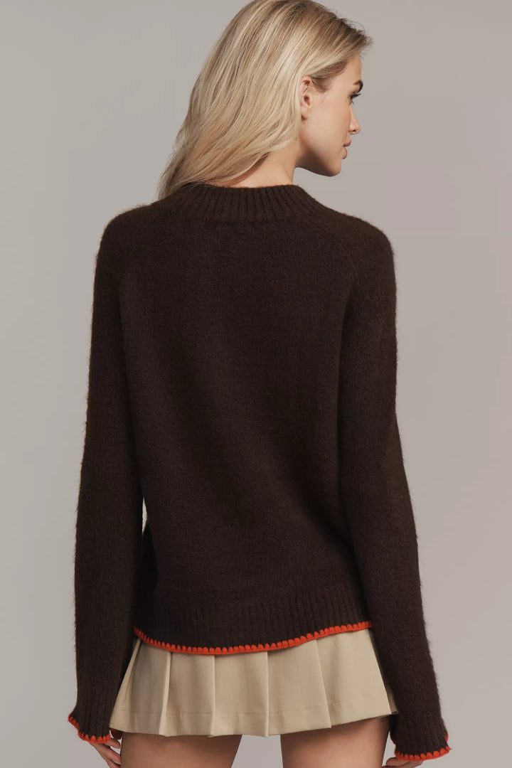 White Dog Icon Sweater