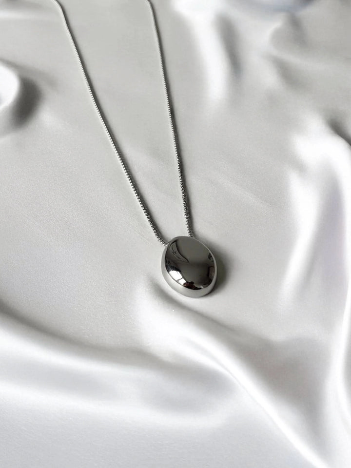 Oval Glow Pendant Necklace