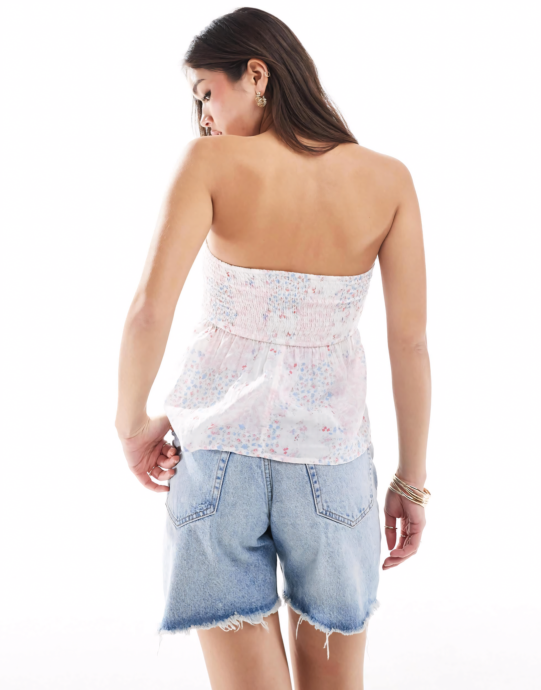 STRAPLESS BABYDOLL TOP