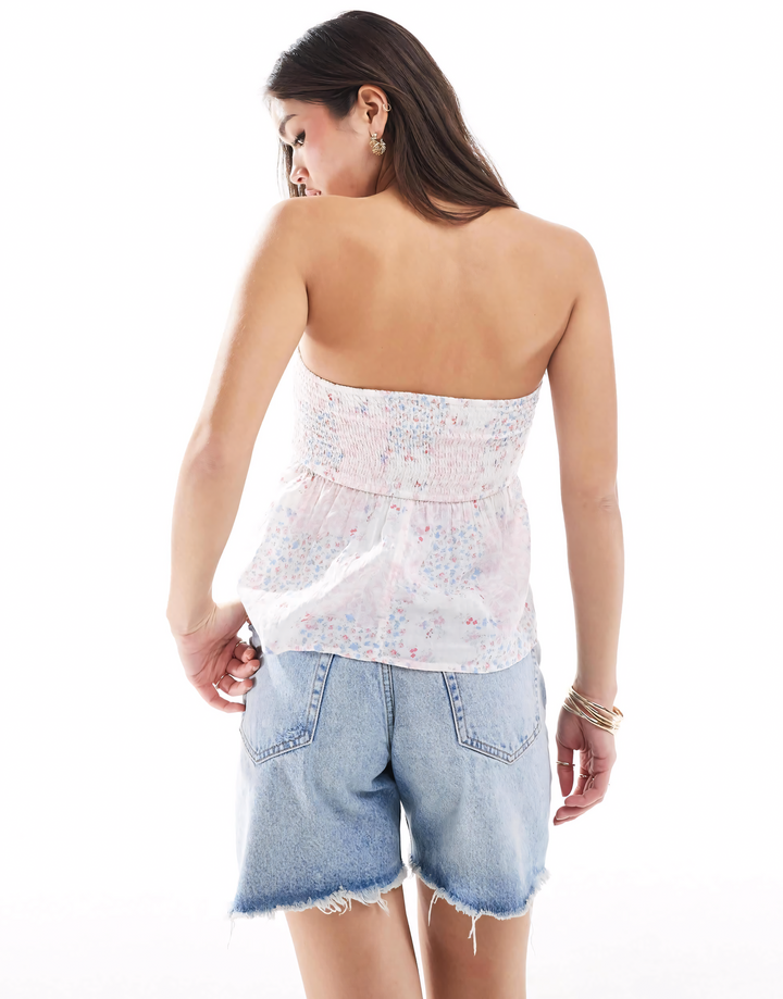 STRAPLESS BABYDOLL TOP