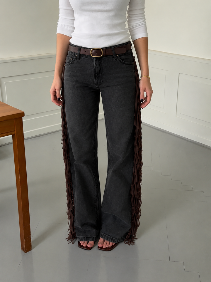 Ibiza Fringe Glow Jeans