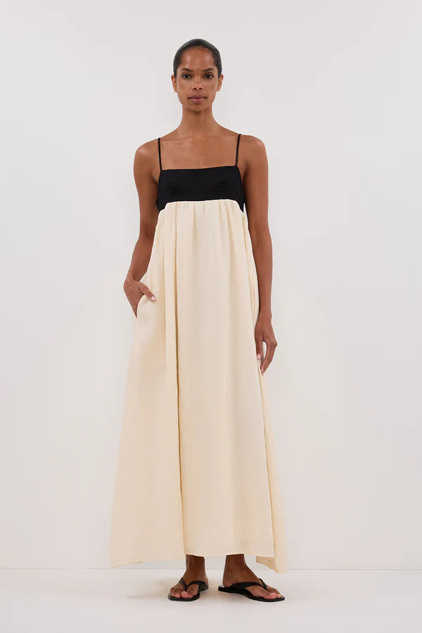 LINEN MAXI DRESS