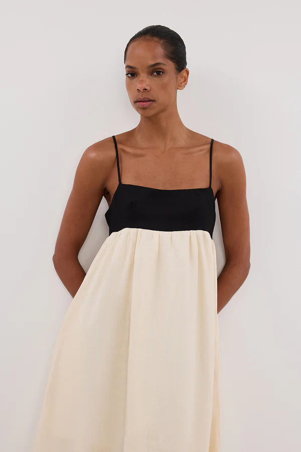 LINEN MAXI DRESS