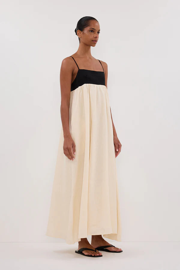 LINEN MAXI DRESS