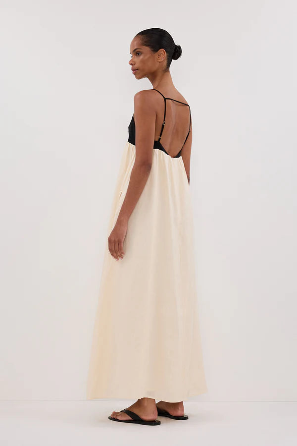 LINEN MAXI DRESS