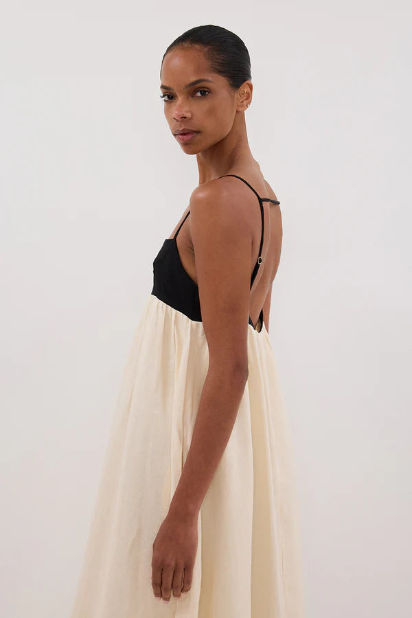 LINEN MAXI DRESS