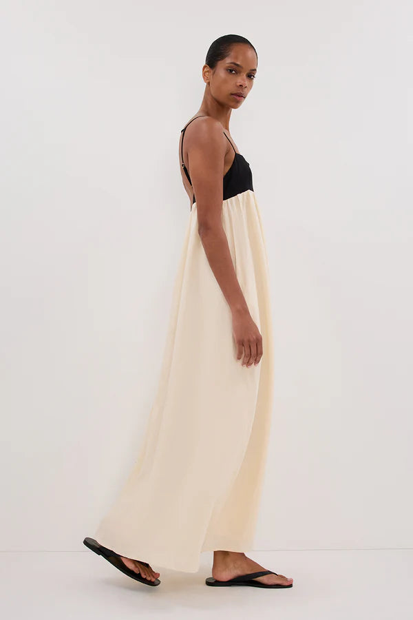 LINEN MAXI DRESS