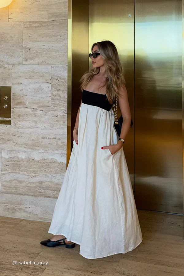 LINEN MAXI DRESS