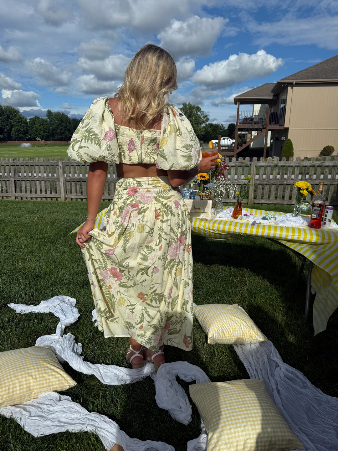Floral Garden Skirt
