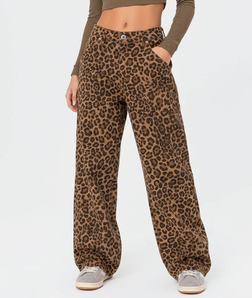 Leopard Jeans