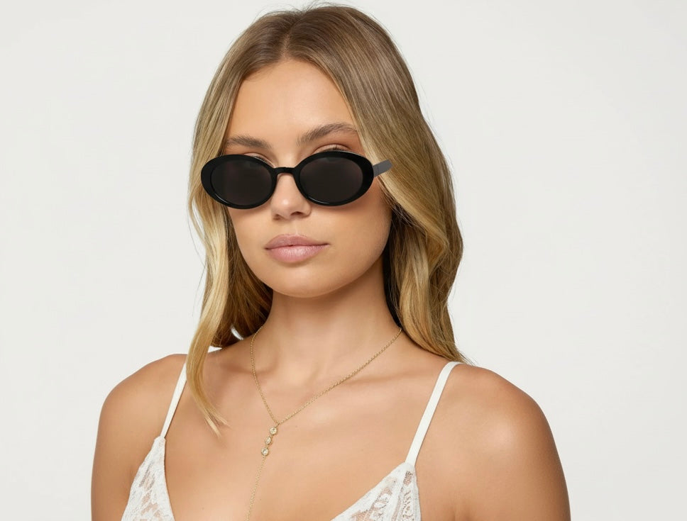 Retro Oval Sunglasses