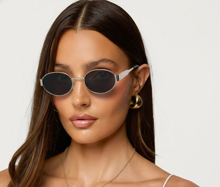 Retro Oval Sunglasses