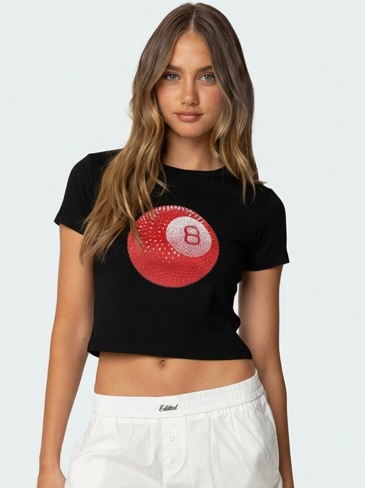 8ball crop top