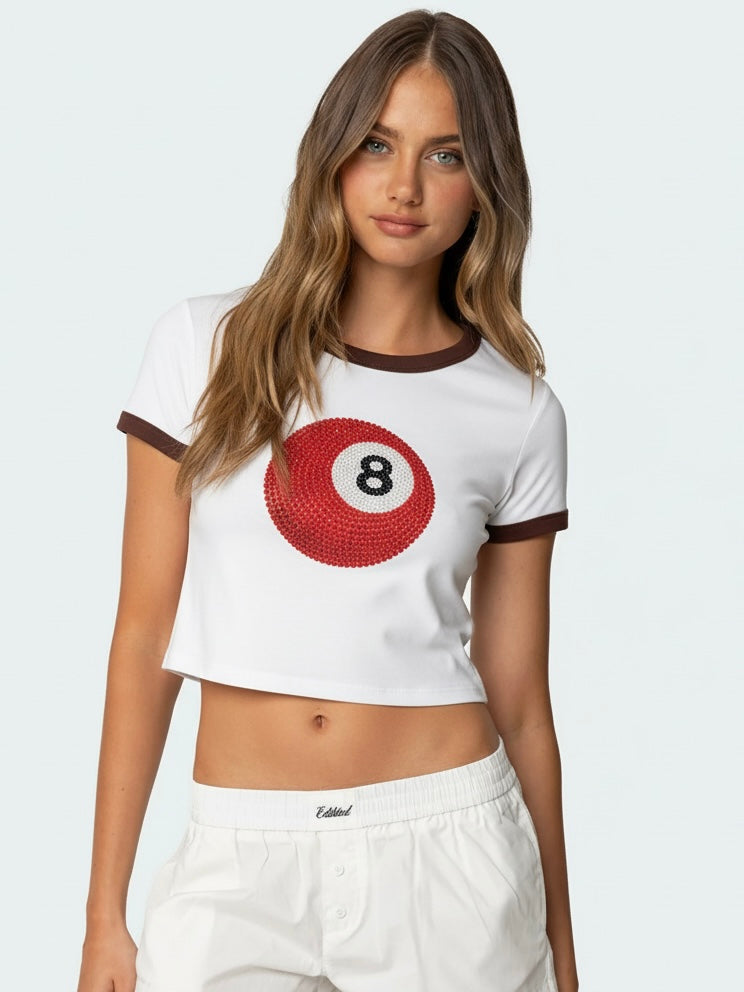 8ball crop top