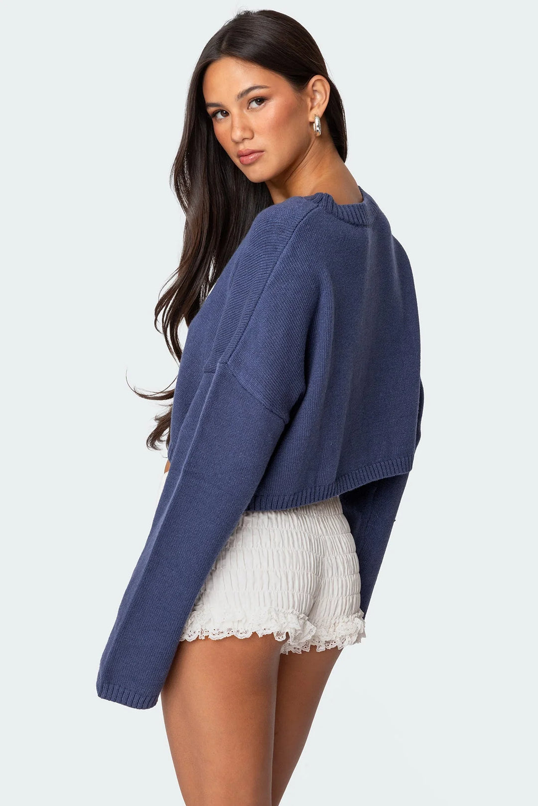 Bow Blue Sweater