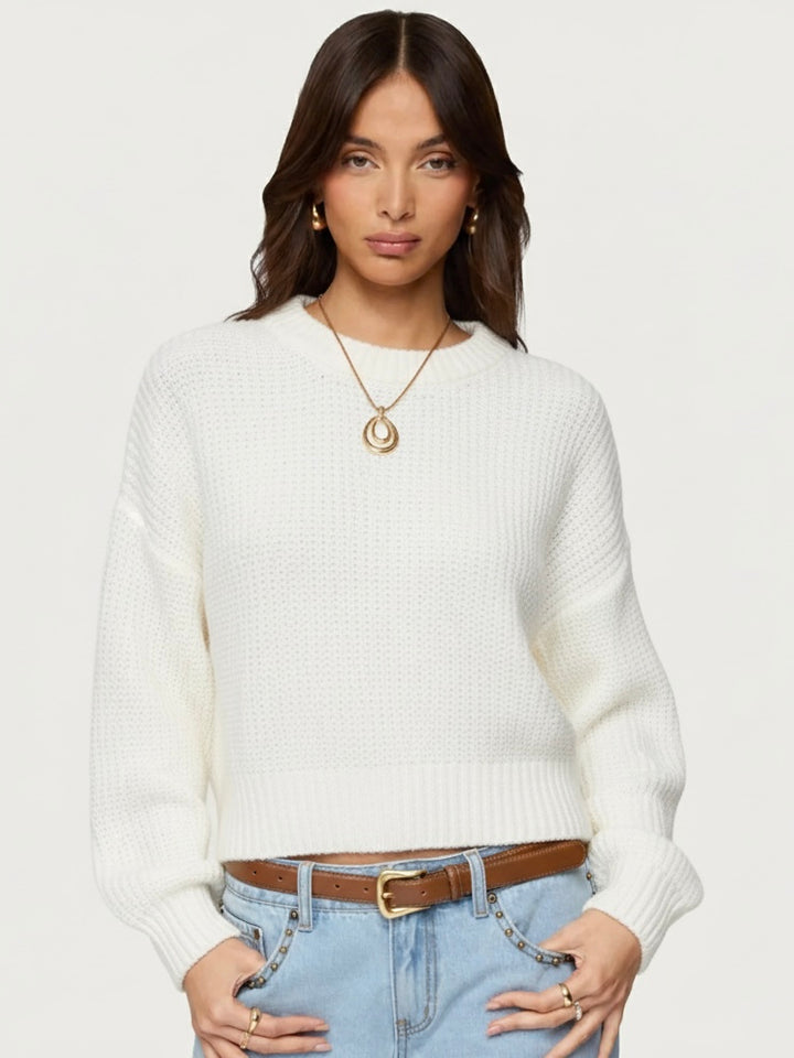 Loose knit sweater