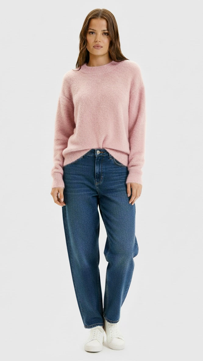 Roundneck lazy sweaters