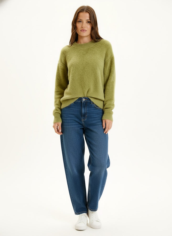 Roundneck lazy sweaters