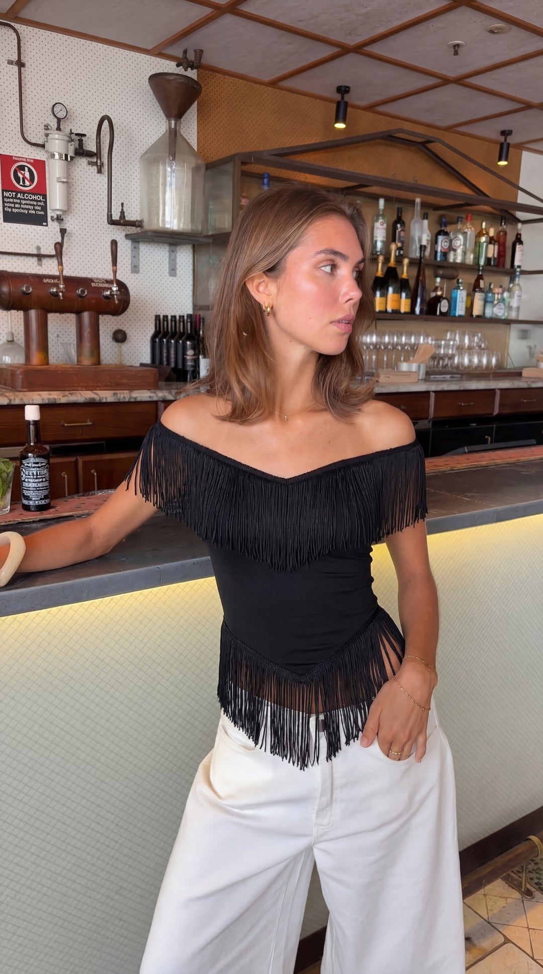 Fringe V Top