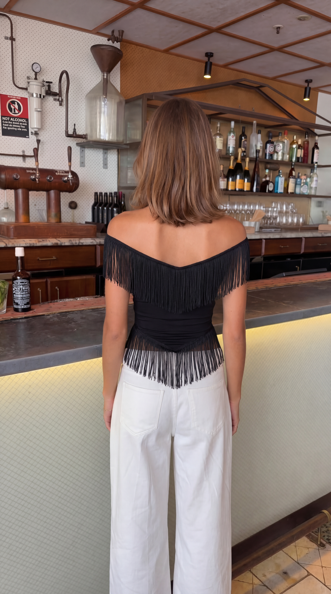 Fringe V Top
