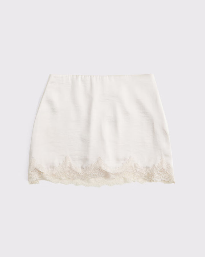 Satin Mini Skirt