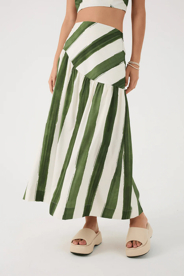 Verde Vista Maxi Skirt