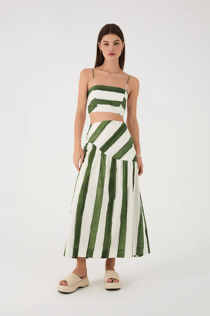 Verde Vista Maxi Skirt