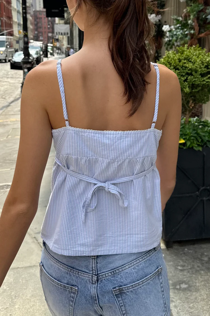 Sweet Haven Striped Bow Cami