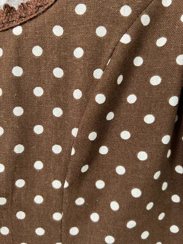 Vintage Charm Polka Top