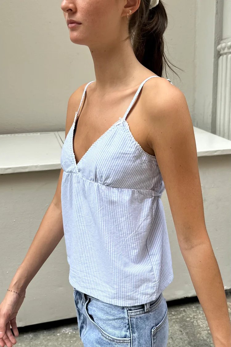Sweet Haven Striped Bow Cami