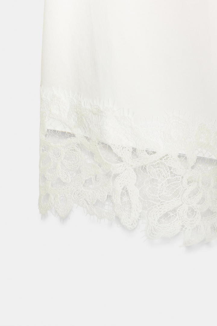 Heavy Cotton Lace T-Shirt