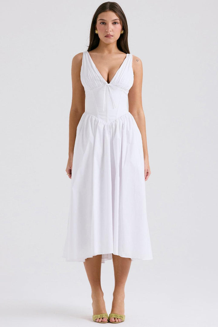 Emmelina Cotton Corset Dress