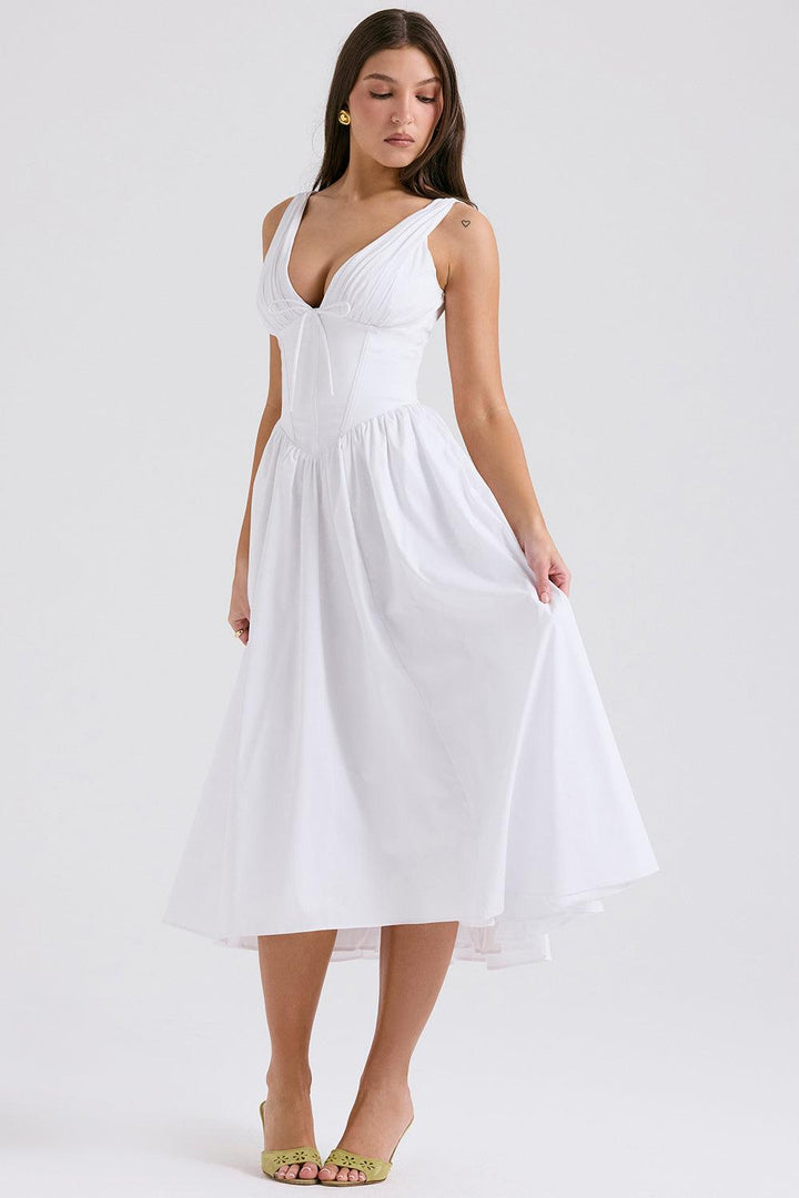 Emmelina Cotton Corset Dress