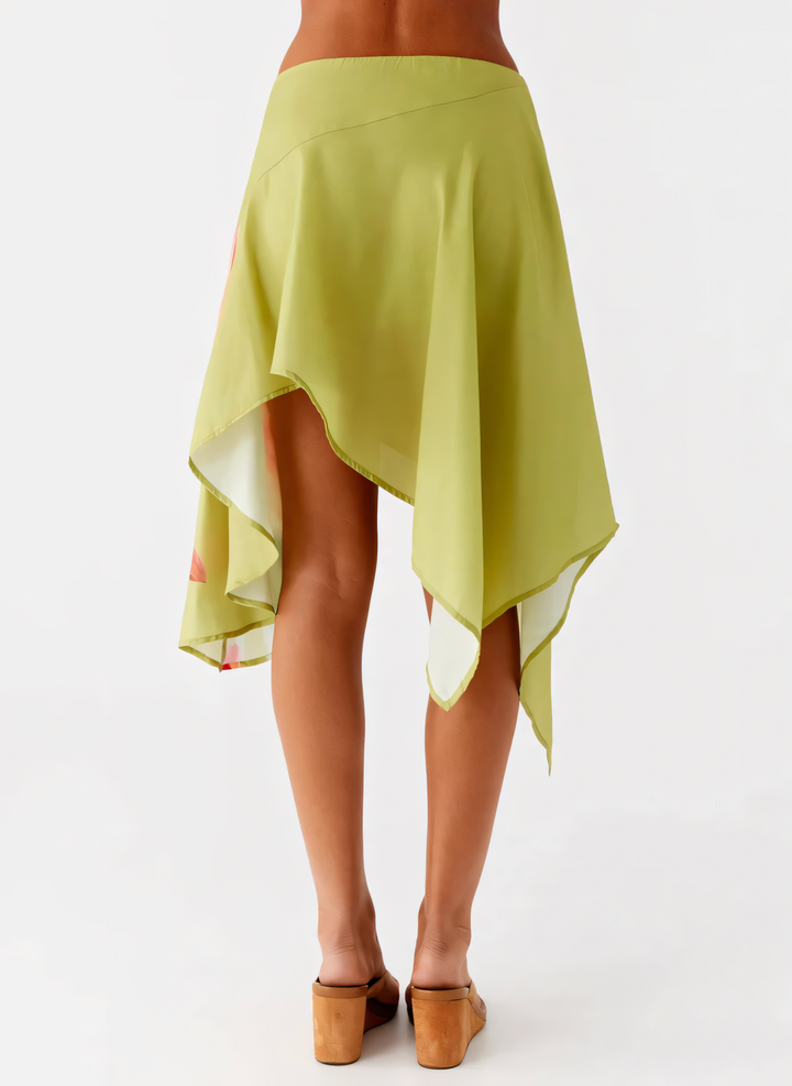 Petal Drift Midi Skirt