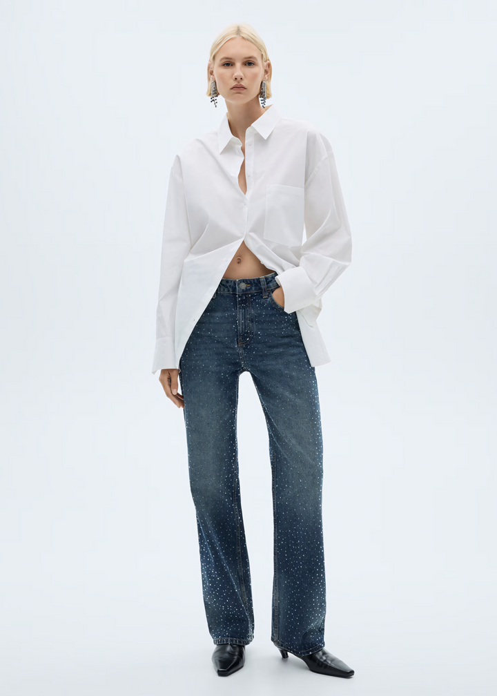 Rhinestone Spark Jeans