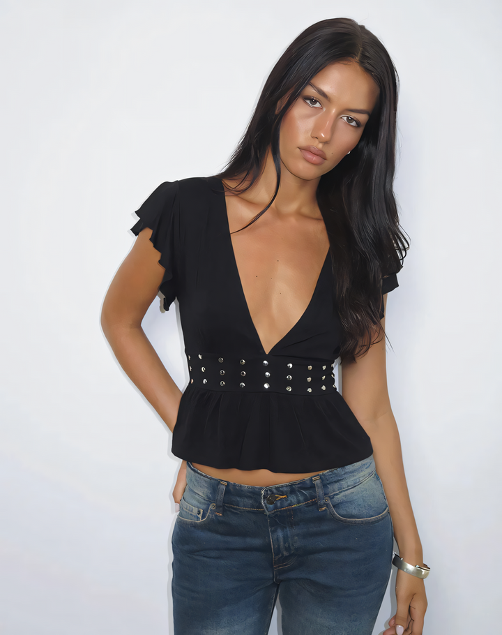 Leisma Frill Top