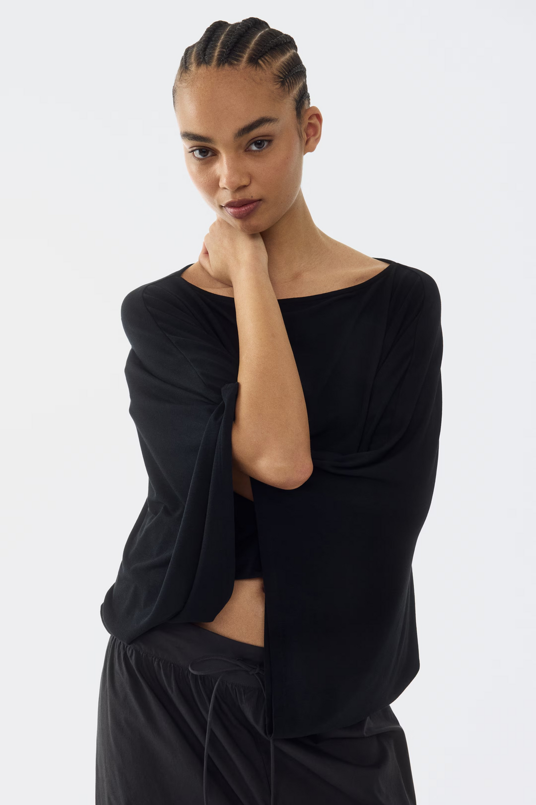 Batwing Sleeved Top