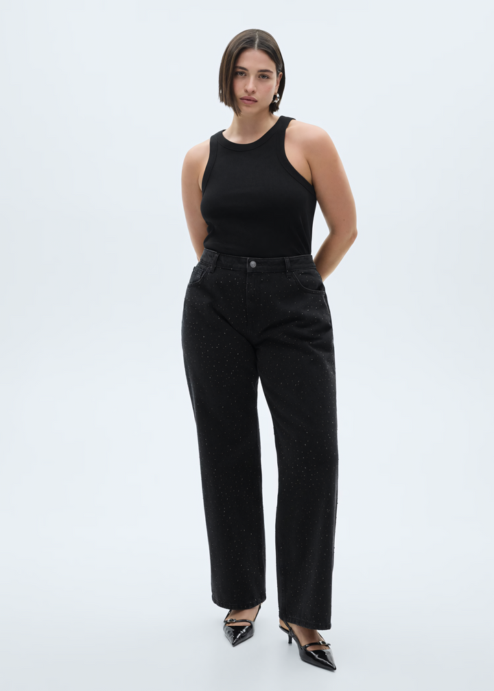 Rhinestone Spark Jeans