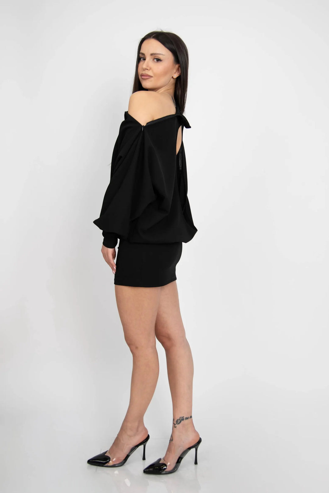 Black Backless Dress