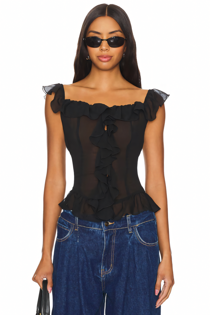 Timeless Ruffle Top