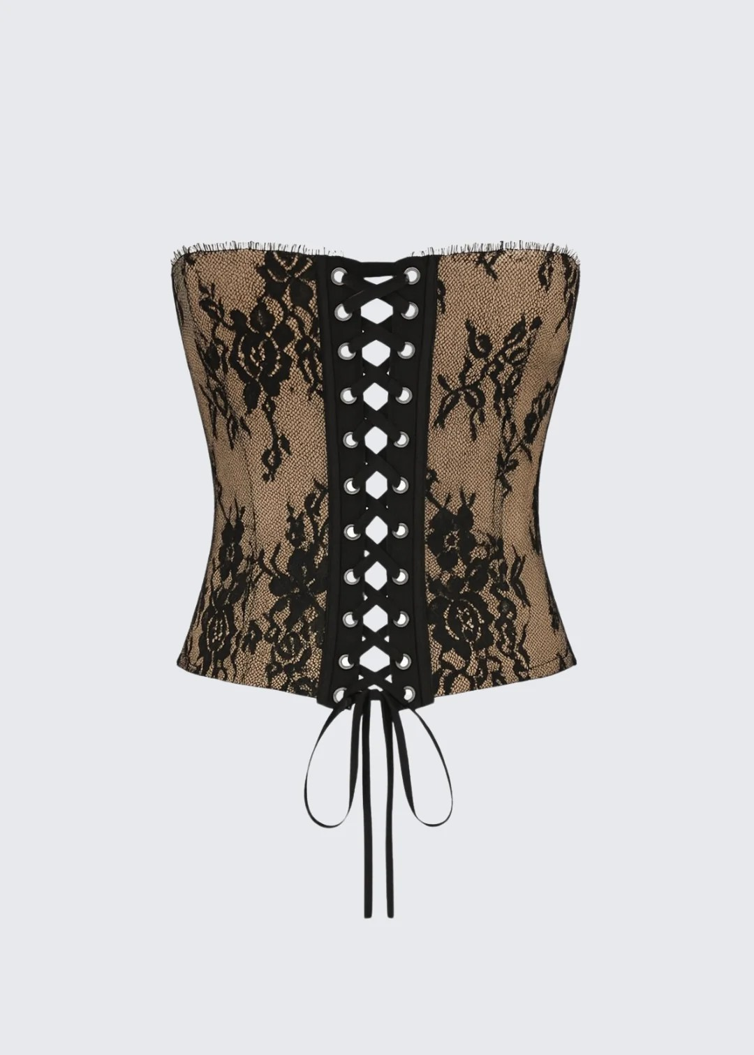 Floral Lace Corset Top
