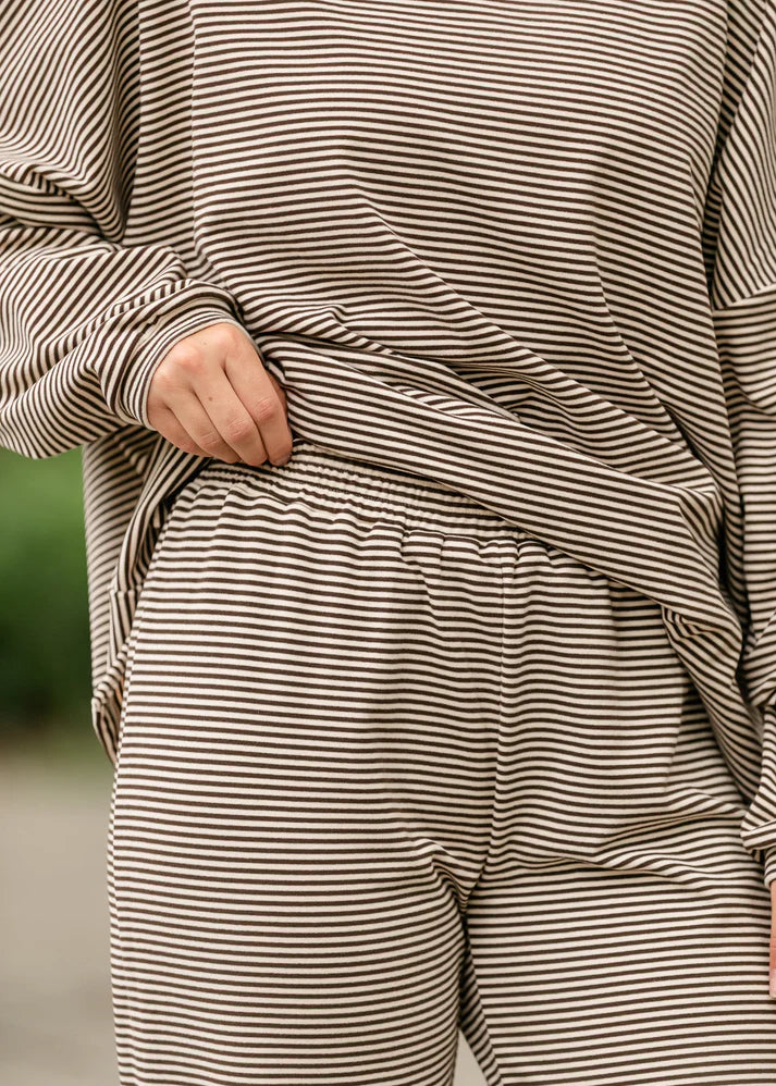 Striped Sweater Set