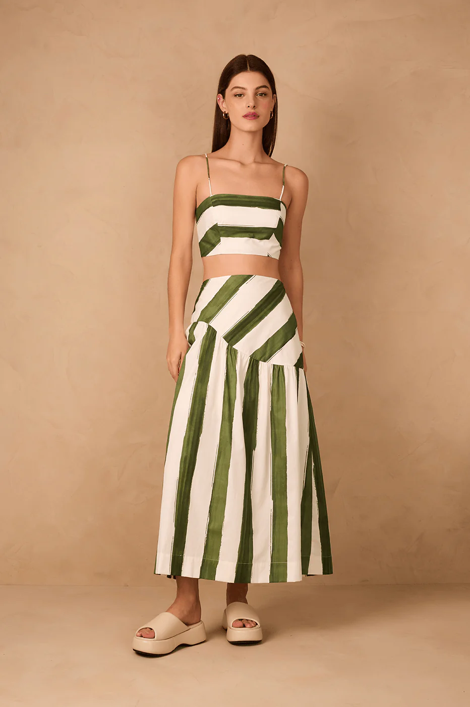 Verde Vista Maxi Skirt