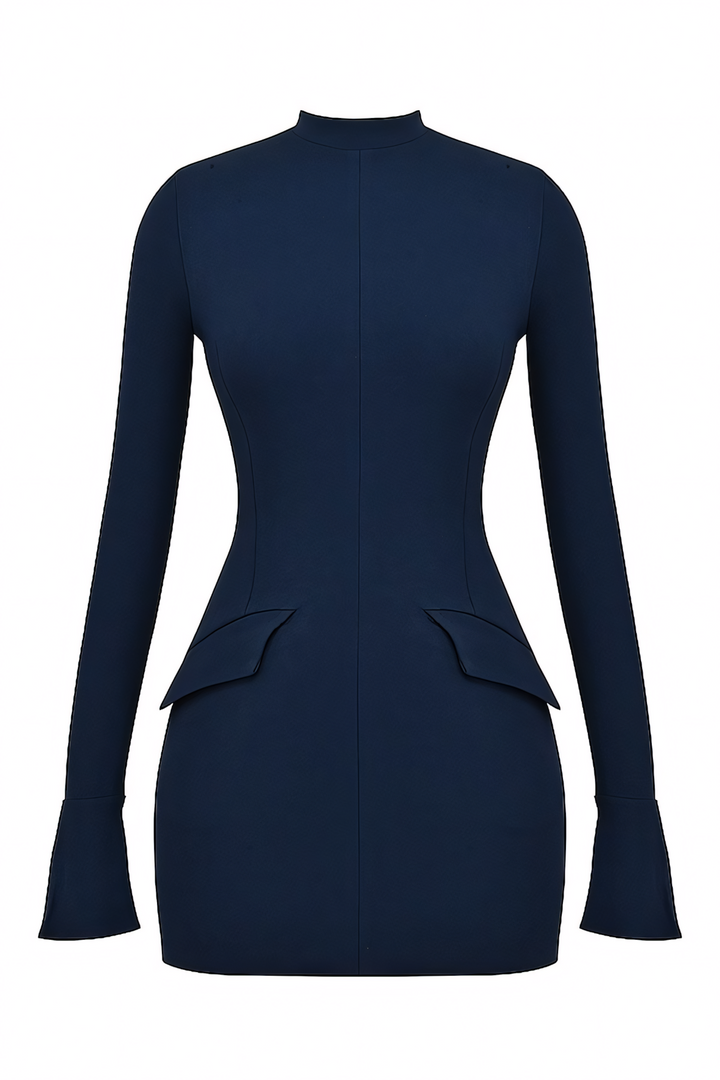 MAHALIA Navy Mini Dress
